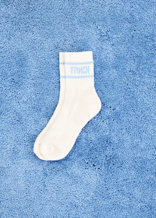 Chaussettes Logo - Crème