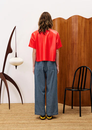 T-shirt Bazin -  rouge