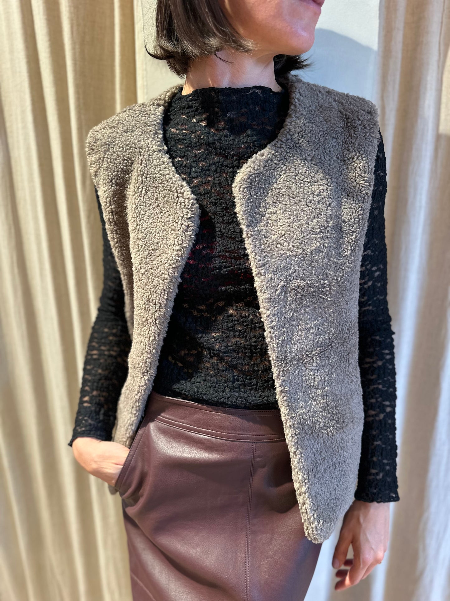 Veste gilet Sinatra - taupe