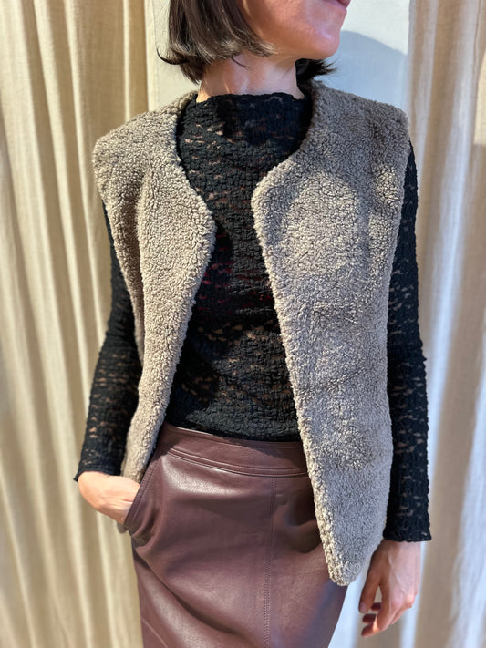 Veste gilet Sinatra - taupe