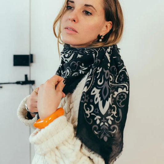 Bandana noir LS