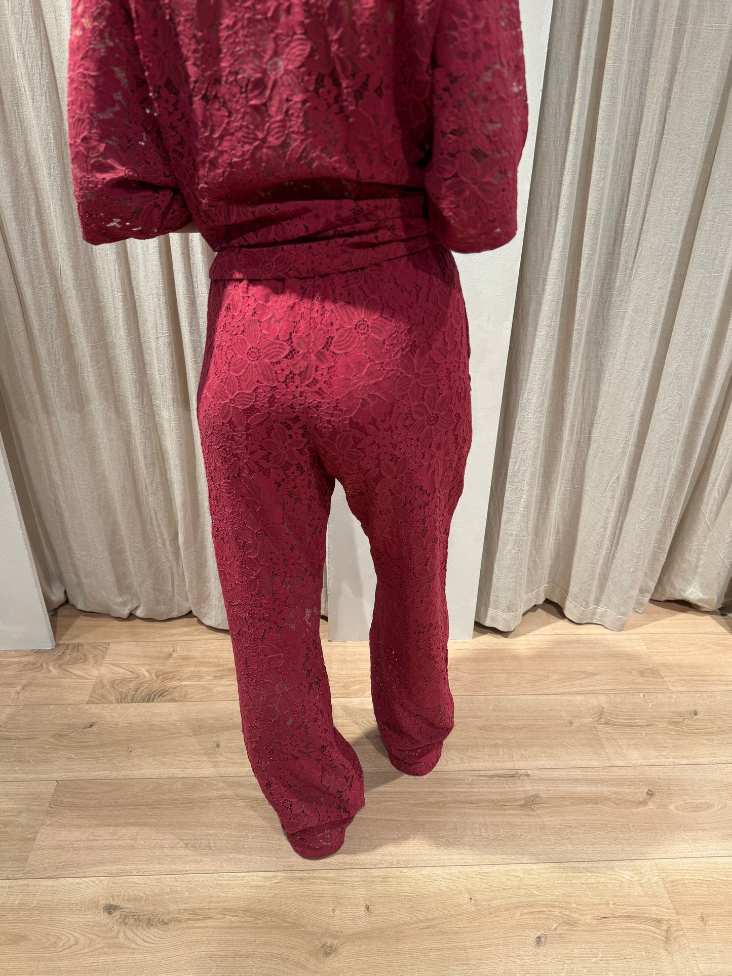 Trousers Pull on lace