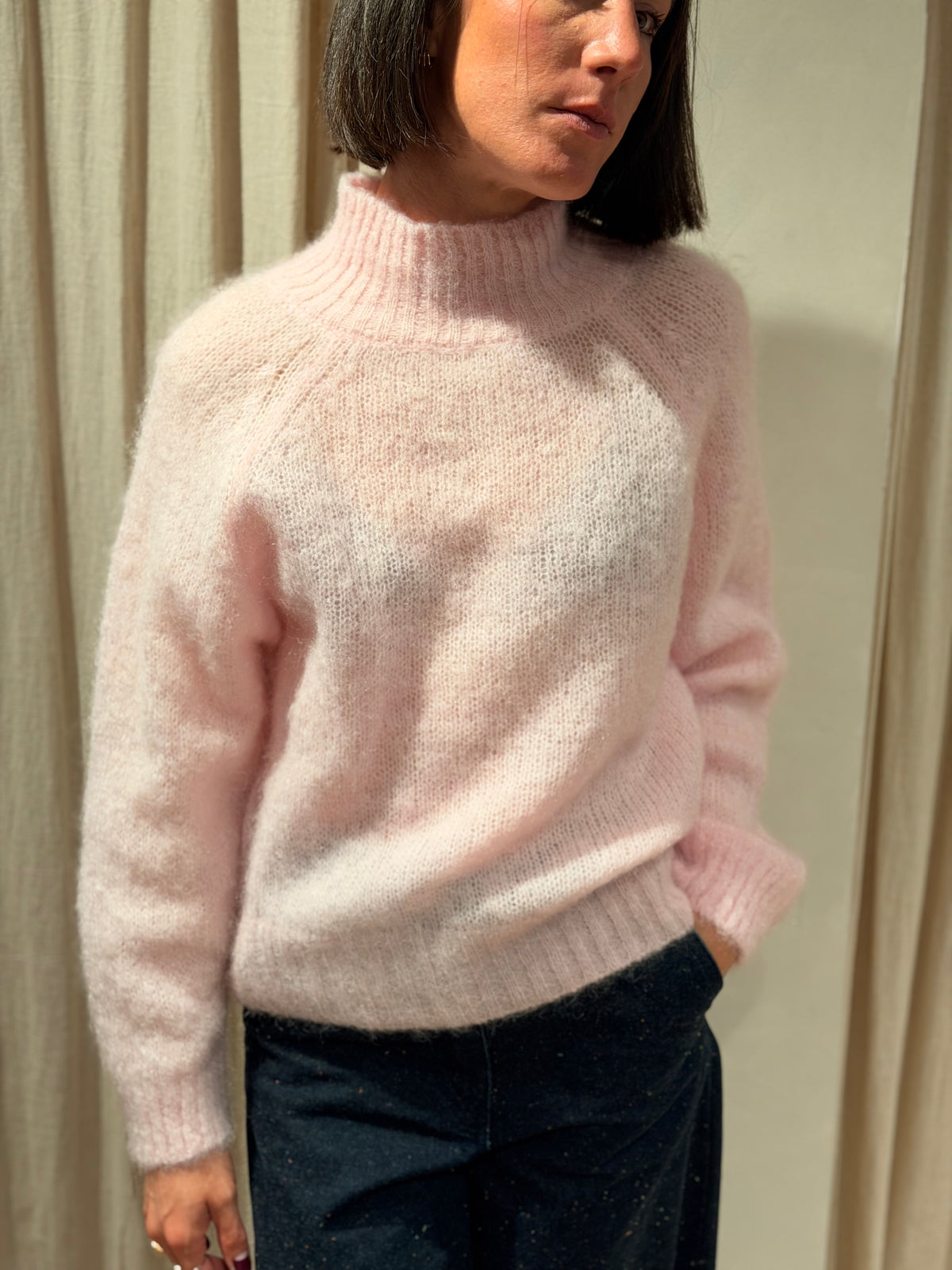 Sweater Hina - baby pink