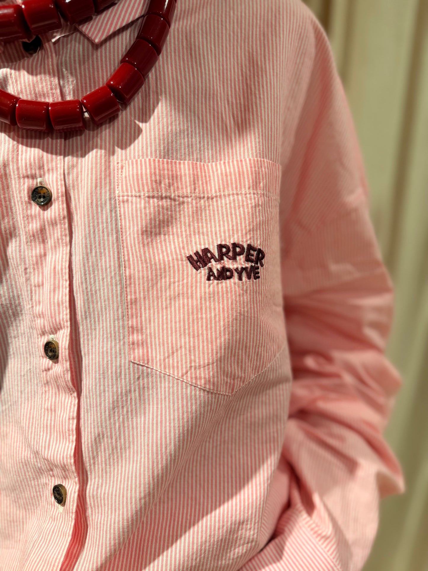 Melina Ls - Pink Stripe