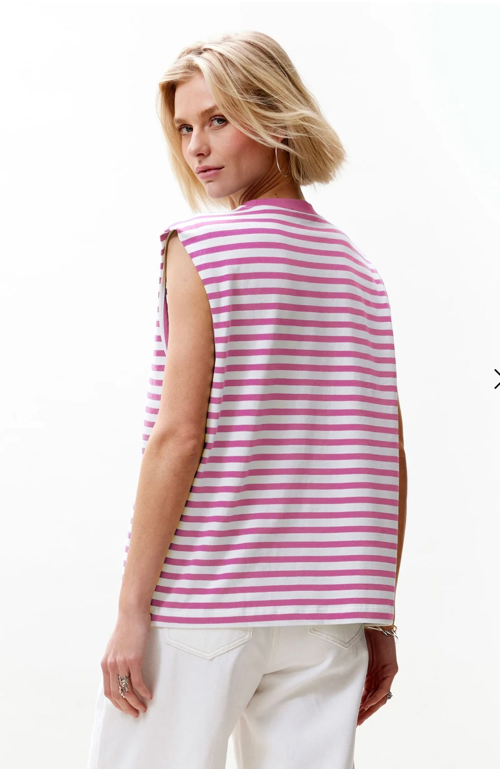 Folded shoulder - pink