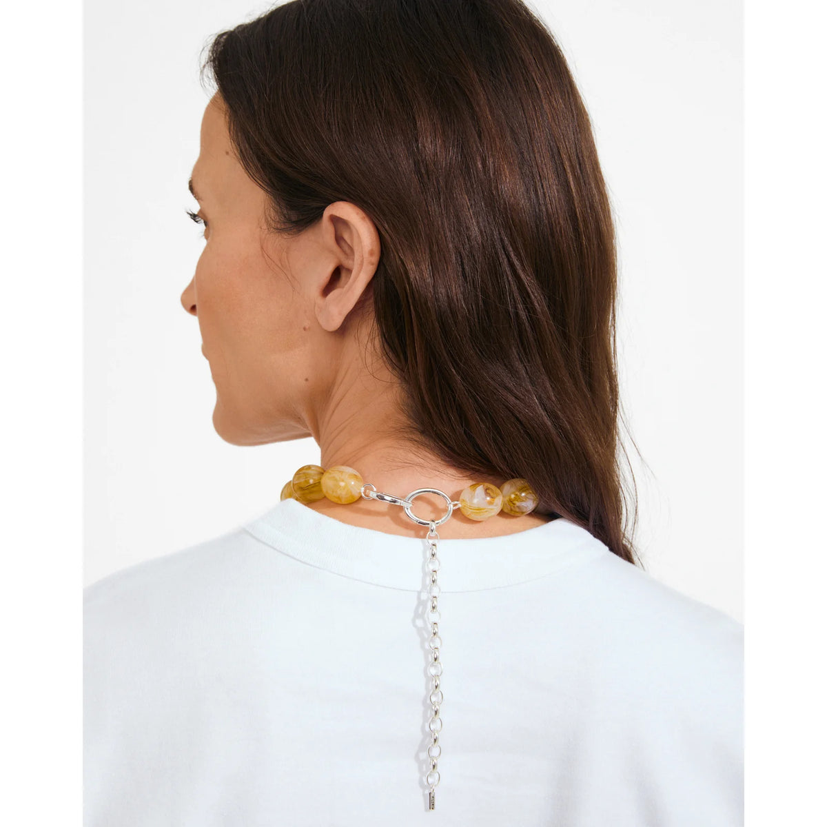 Collier STILL plaqué argent/jaune