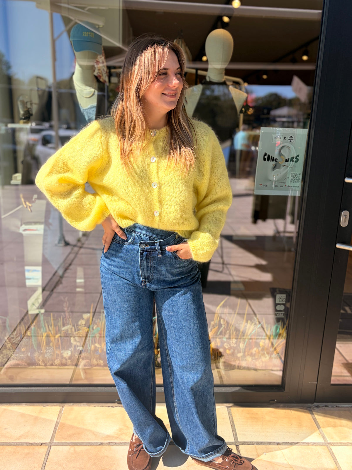 Pull Léa yellow