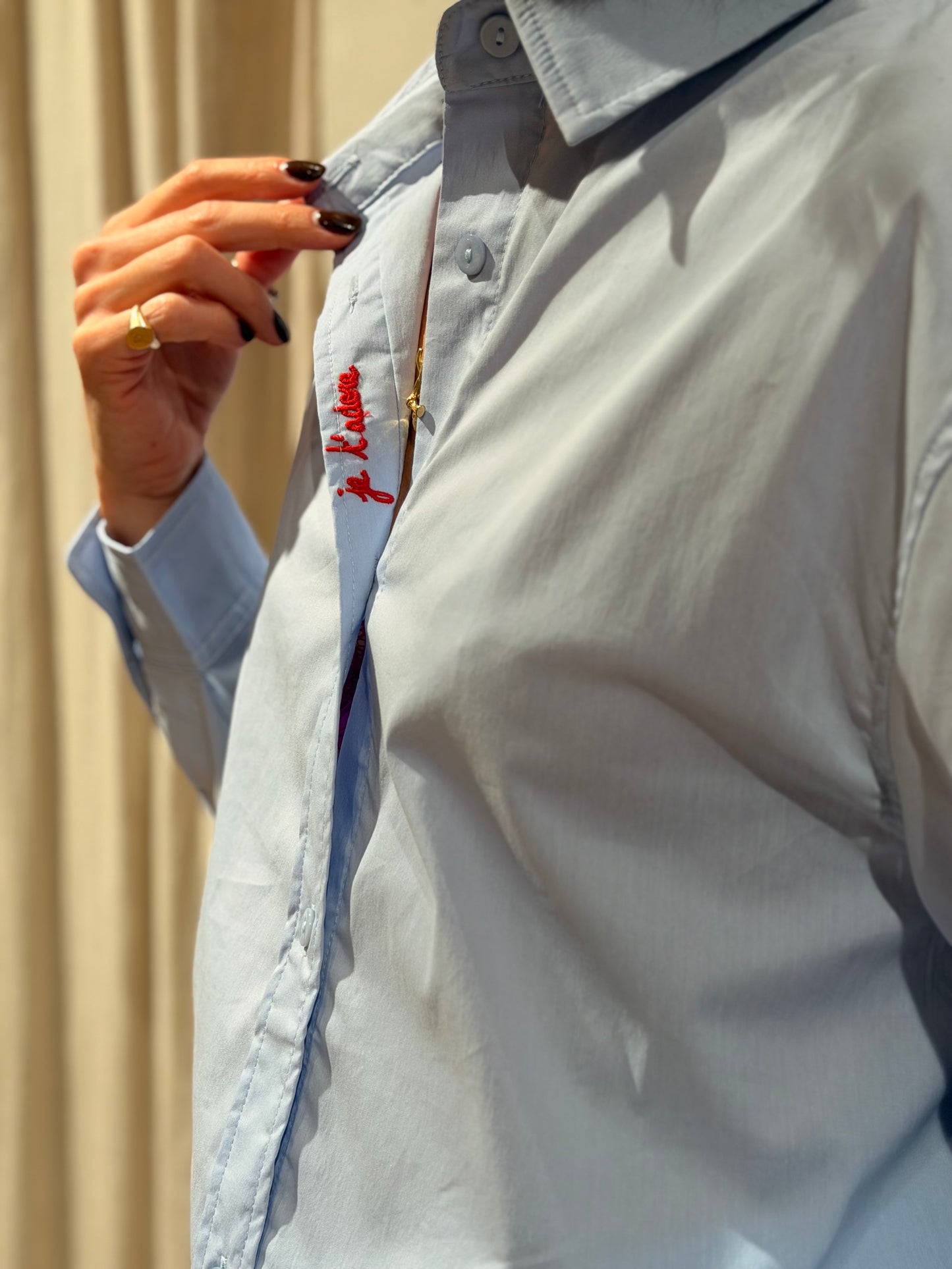 Chemise Daria - bleu ciel