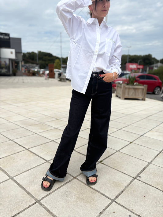 Loose fit jeans - dark blue