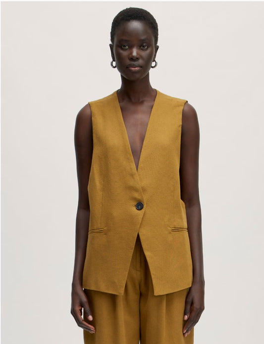 Willow vest - butternut