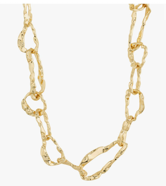 BELIEVE chain necklace gold-plated