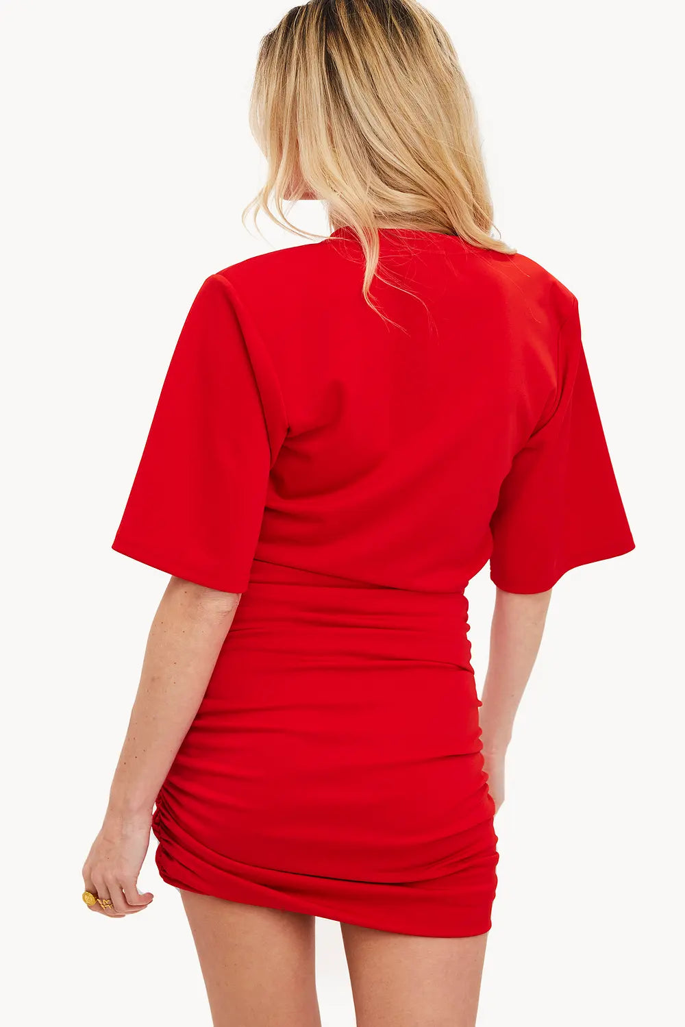 Dress Wanderlust waves - red