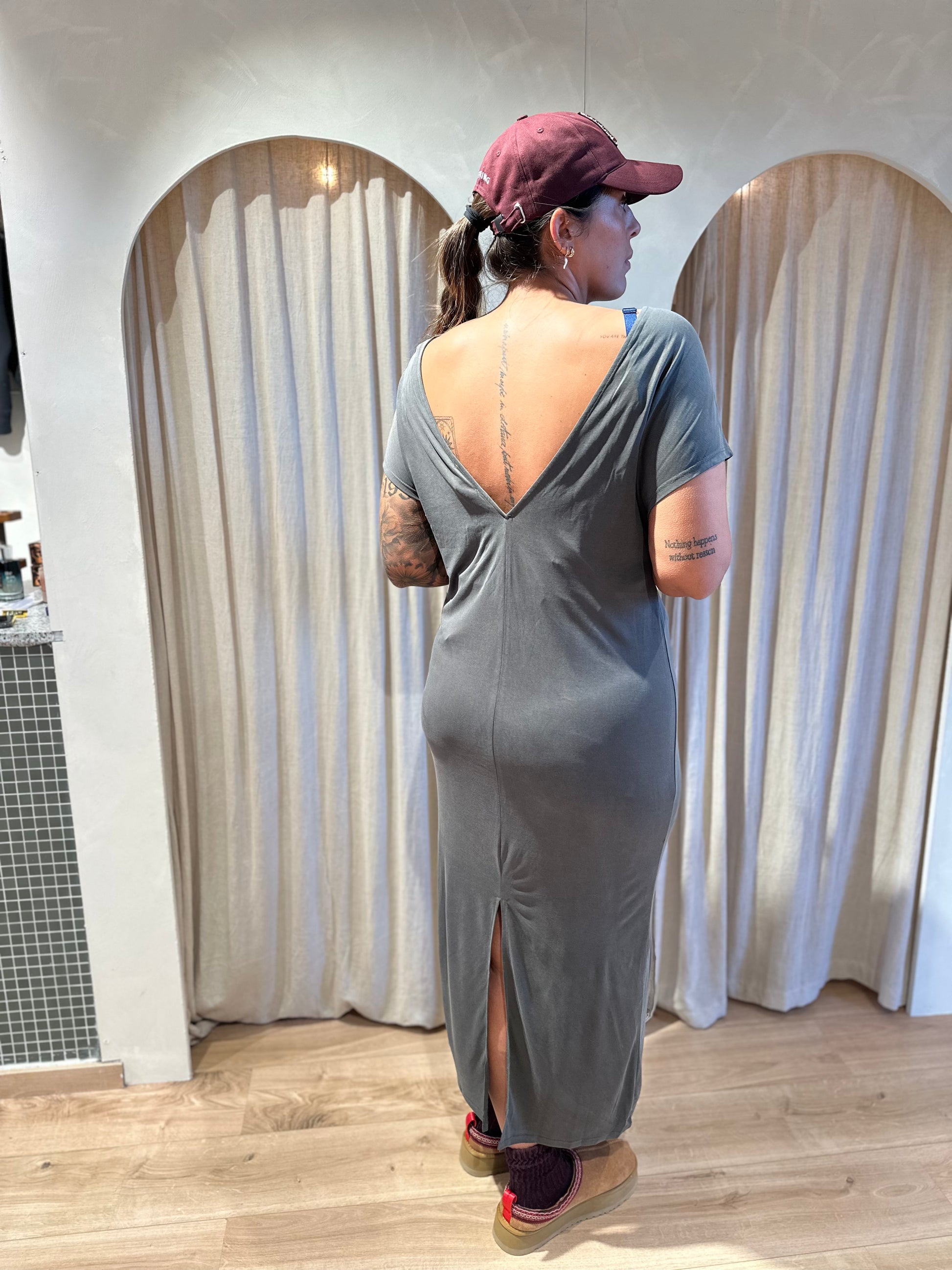 La Peace Robe Robe peace - kaki – Oscar boutik