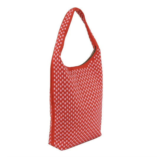 Hobo braided Néoprène - red corail