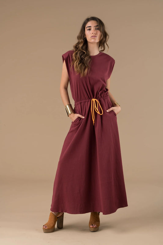 Margareth robe burgundy