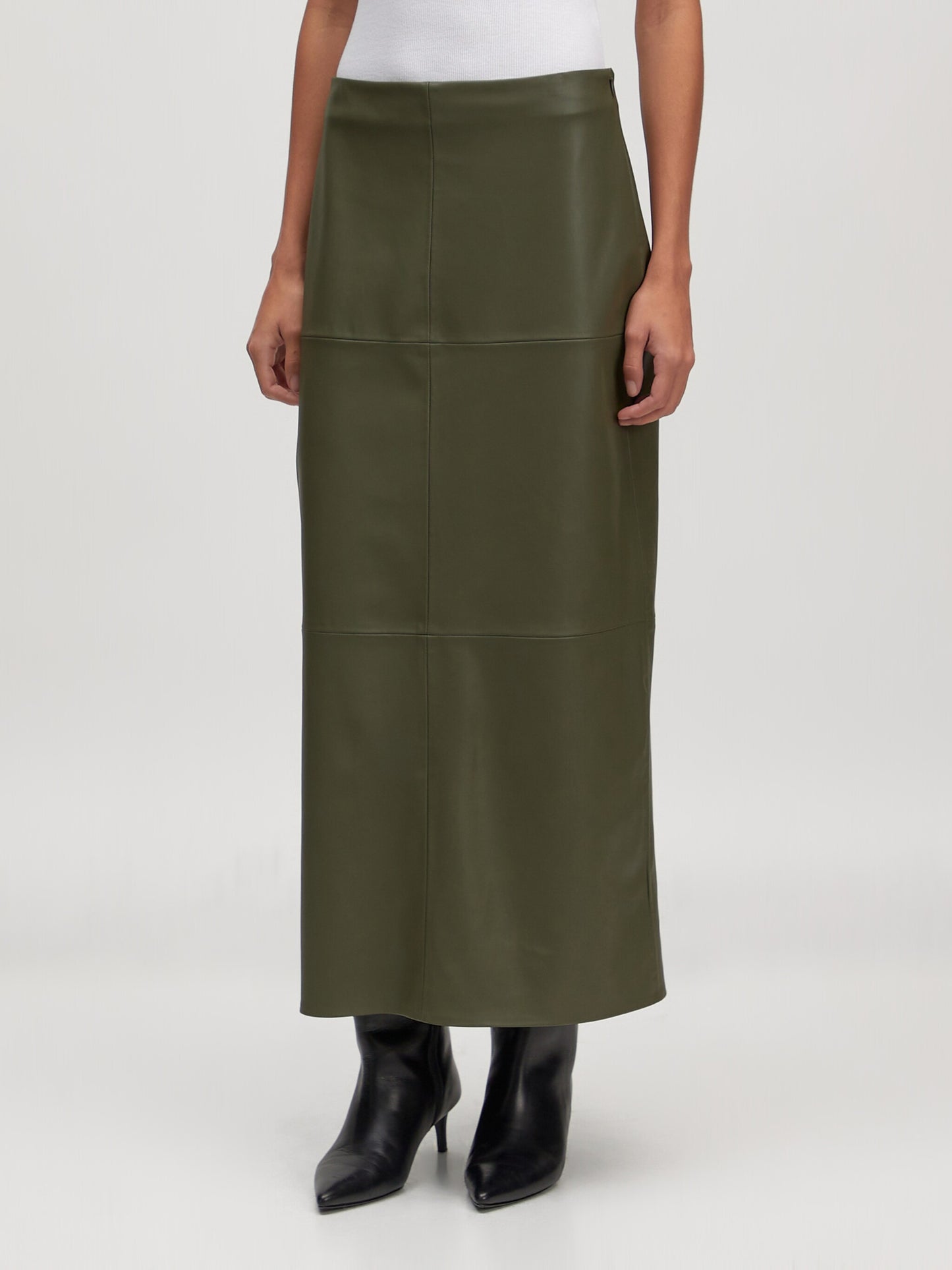 Jella pu skirt - grape
