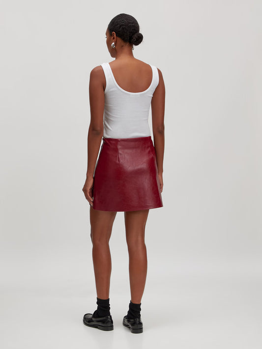 Hovet skirt - Scarlet sage