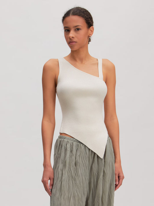 Coralie Knit top - offwhite