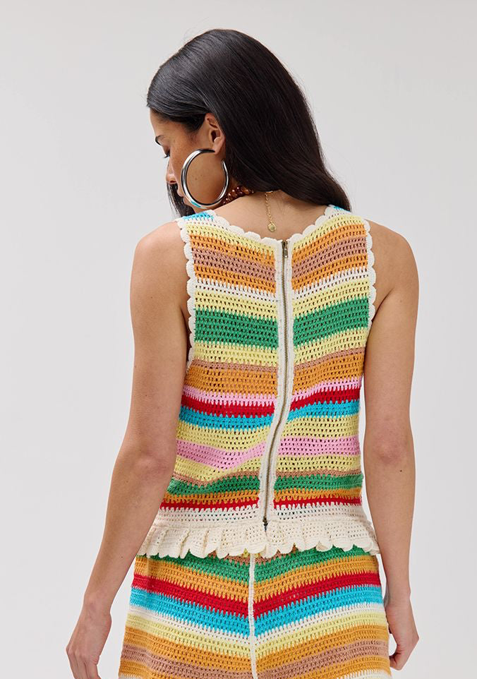 Martha SS - Multi Stripe