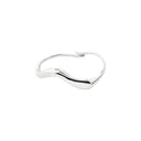 Bague double EVON plaquée argent
