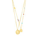 Collier plaqué or HERE